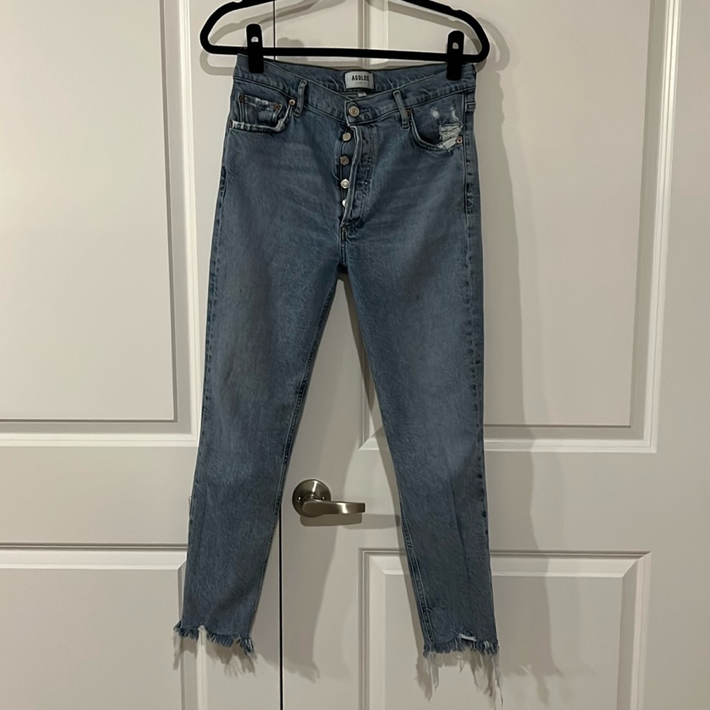 Lightly worn AGOLDE Los Angeles size 29 jeans Nico High Rise Slim